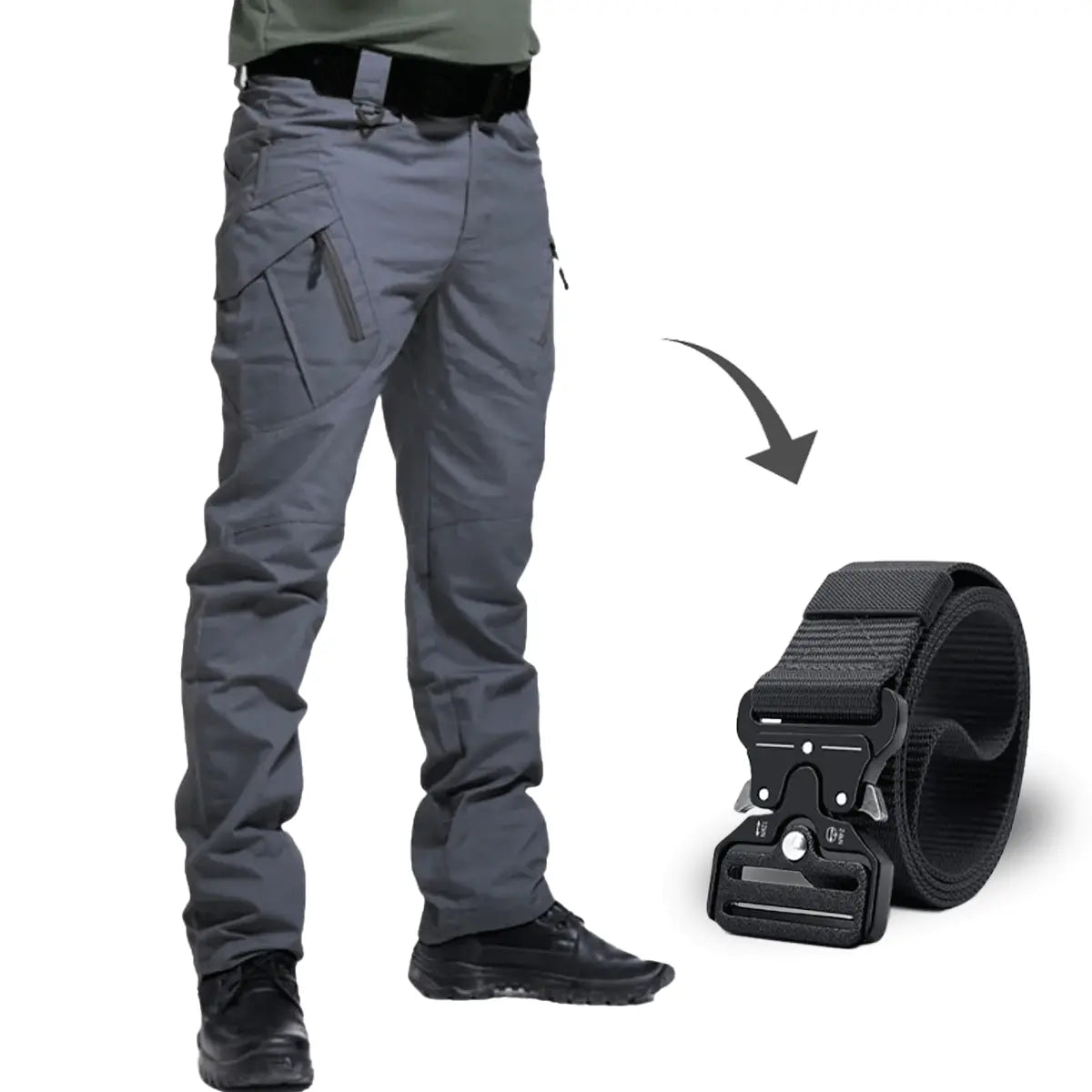 Battle-Ready Tactical Trousers (+ Free Tactical Belt) – Gear Up for Action!